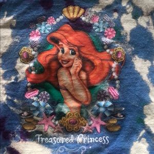COPY - Vintage disney little mermaid ariel tie dye top